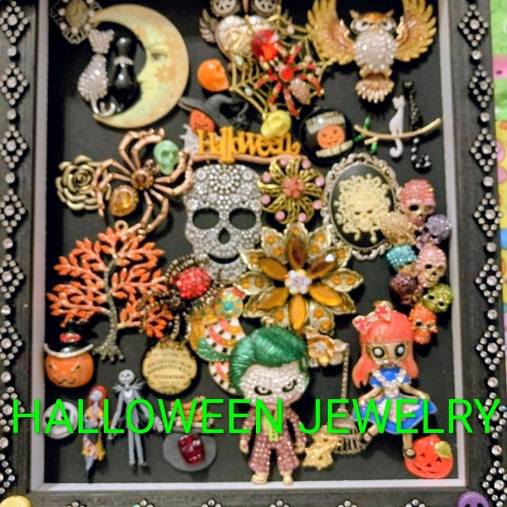 HALLOWEEN COSTUME JEWELRY🖤🧡🖤🧡🖤🧡🖤🧡🖤🧡🖤🧡🖤🧡🧡🖤🖤